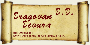 Dragovan Devura vizit kartica